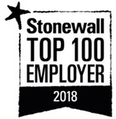 Stonewall Top 100 Employer 2018